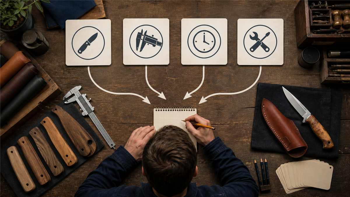 A custom workshop owner sorting product specification timing and repair questions into a human response workflow